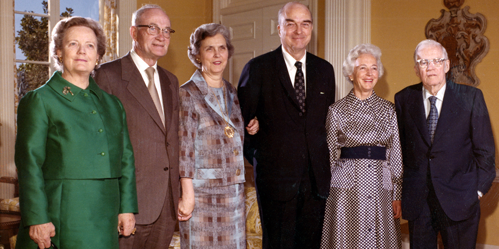 Photo of the founders and their wives